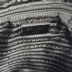 Prada Nylon Shoulder Bag Black — view 9