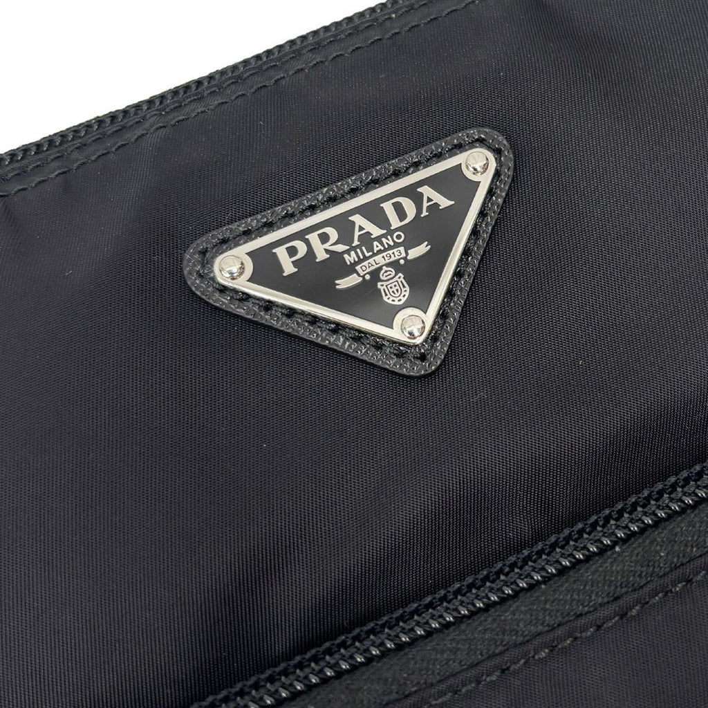 Prada Nylon Shoulder Bag Black — view 6