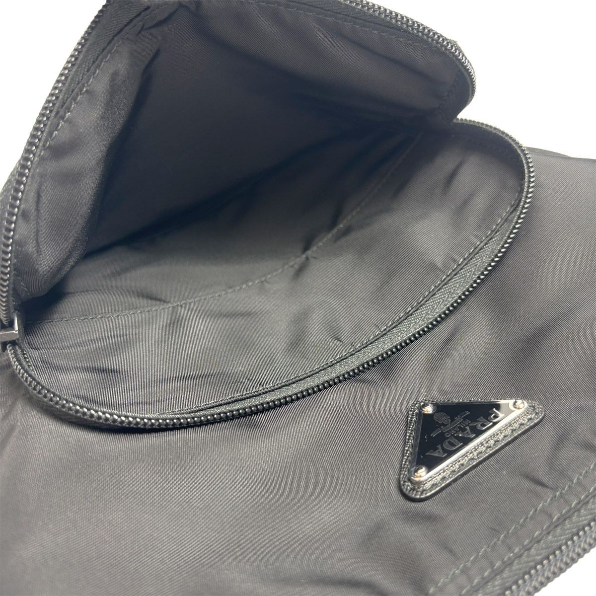 Prada Nylon Shoulder Bag Black — view 7