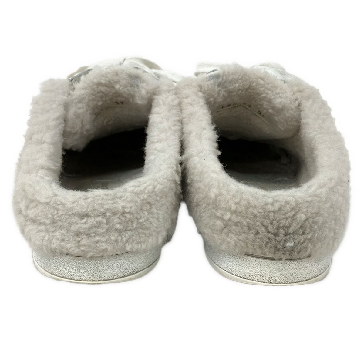 Dior Sneakers 37 White Light Gray Leather Lambskin — view 3
