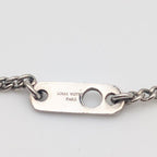 Louis Vuitton Collier Charm for Gentlemen Silver Lvlogo Paris Necklace — view 4