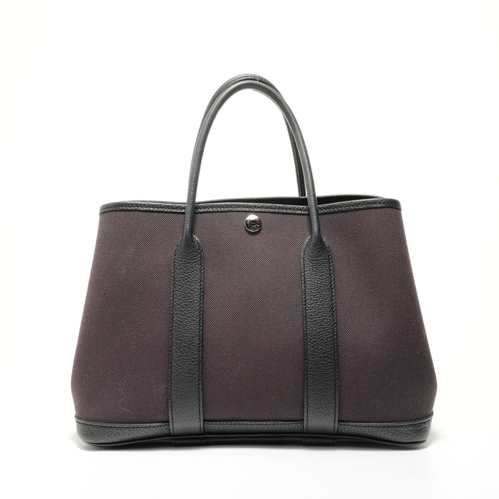 Hermes Handbag Garden Party TPM Toile Ash Negonda — view 2