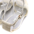 Prada Sandal Strap Satin Square Toe 35.5 Ivory TK — view 7