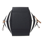 Loewe 2-Way Shoulder Bag Hammock Mini Leather Brown Black White Border — view 3