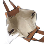 Loewe 2-Way Shoulder Bag Hammock Mini Leather Brown Black White Border — view 5