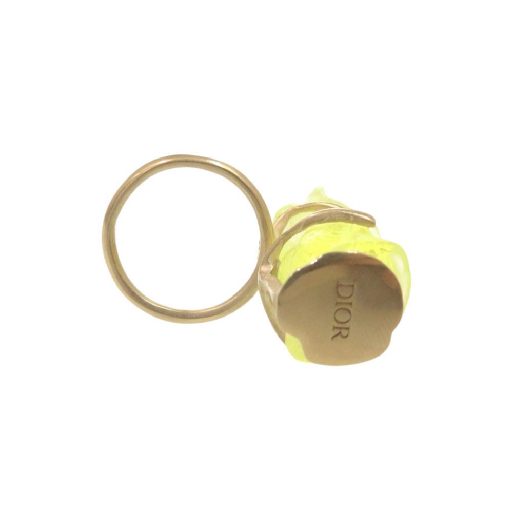 Dior Monkey M Metal Plastic Yellow Ring — view 8