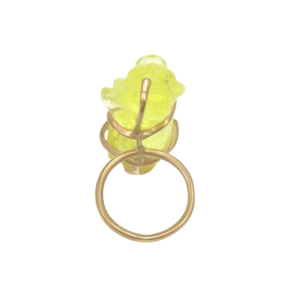 Dior Monkey M Metal Plastic Yellow Ring — view 4