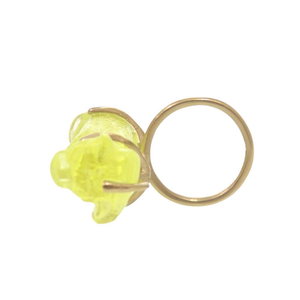 Dior Monkey M Metal Plastic Yellow Ring — view 7