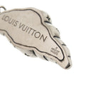 Louis Vuitton Charm LV Croissant Metal Silver Pendant Top — view 4