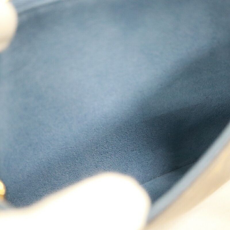 Louis Vuitton Calf Nnu BB Shoulder Bag Monogram Brown Blue — view 6