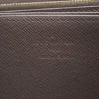 Louis Vuitton Zippy Wallet Zip Around Coin Purse Bill Brown Damier Checkered — view 7