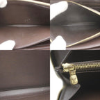 Louis Vuitton Zippy Wallet Zip Around Coin Purse Bill Brown Damier Checkered — view 8