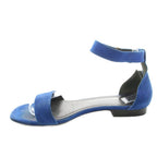 Celine Sandals Strap Suede 39 Blue KU — view 2