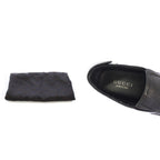 Gucci Slip on Shoes Leather 35.5 Black TK — view 9