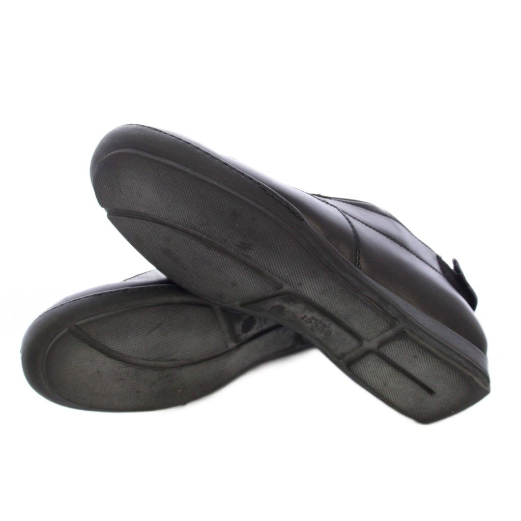 Gucci Slip on Shoes Leather 35.5 Black TK — view 8