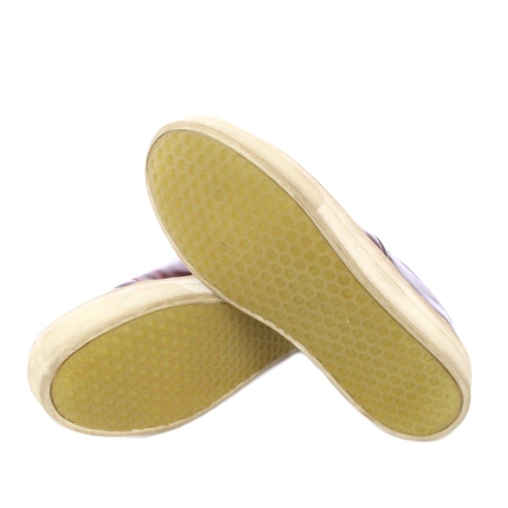 Celine Phoebe Philo Era Fringe Slip on Leather Shoes 36 Gold TK — view 7