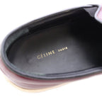 Celine Phoebe Philo Era Fringe Slip on Leather Shoes 36 Gold TK — view 8