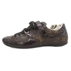 Louis Vuitton Globetrotter Monogram Sneakers Shoes Low Cut 36.5 Brown — view 2