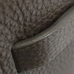 Saint Laurent Sac de Jour Nano Handbag 2-Way Leather Brown Gold — view 7