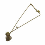Dior Necklace Pendant Logo Heart Gold — view 4