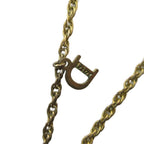 Dior Necklace Pendant Logo Heart Gold — view 5
