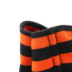 Prada Canapa Border Canvas Tote Red Black — view 7