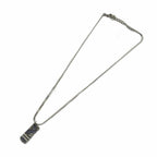 Dior Trotter Necklace Pendant Logo Silver — view 3