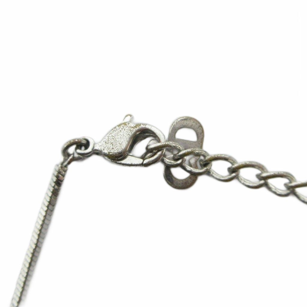 Dior Trotter Necklace Pendant Logo Silver — view 5