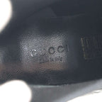 Gucci Side Gore Leather Boots Black 36.5 — view 5