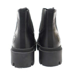 Gucci Side Gore Leather Boots Black 36.5 — view 3