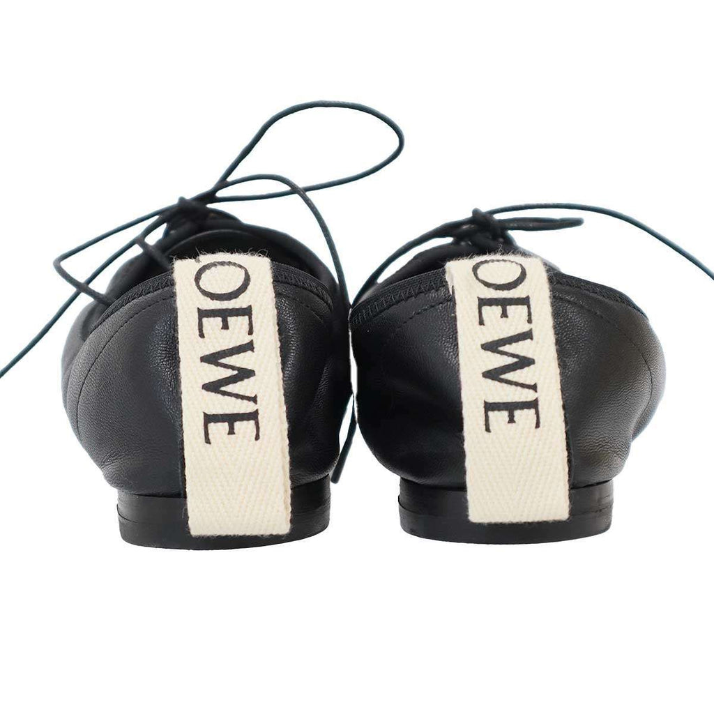 Loewe Soft Derby Leather Shoes Black 35 — view 3