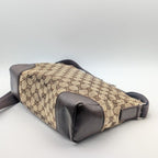Gucci GG Canvas Shoulder Bag Brown — view 4