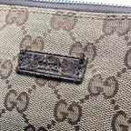 Gucci GG Canvas Shoulder Bag Brown — view 7