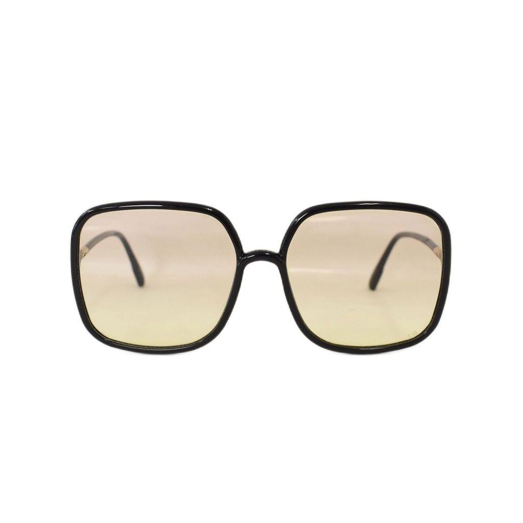 Dior Sunglasses Square Frame Eyewear Black — view 2