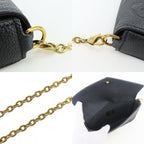 Louis Vuitton Shoulder Bag Pochette Felicity Monogram Empreinte Noir Gold — view 5