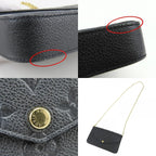 Louis Vuitton Shoulder Bag Pochette Felicity Monogram Empreinte Noir Gold — view 4