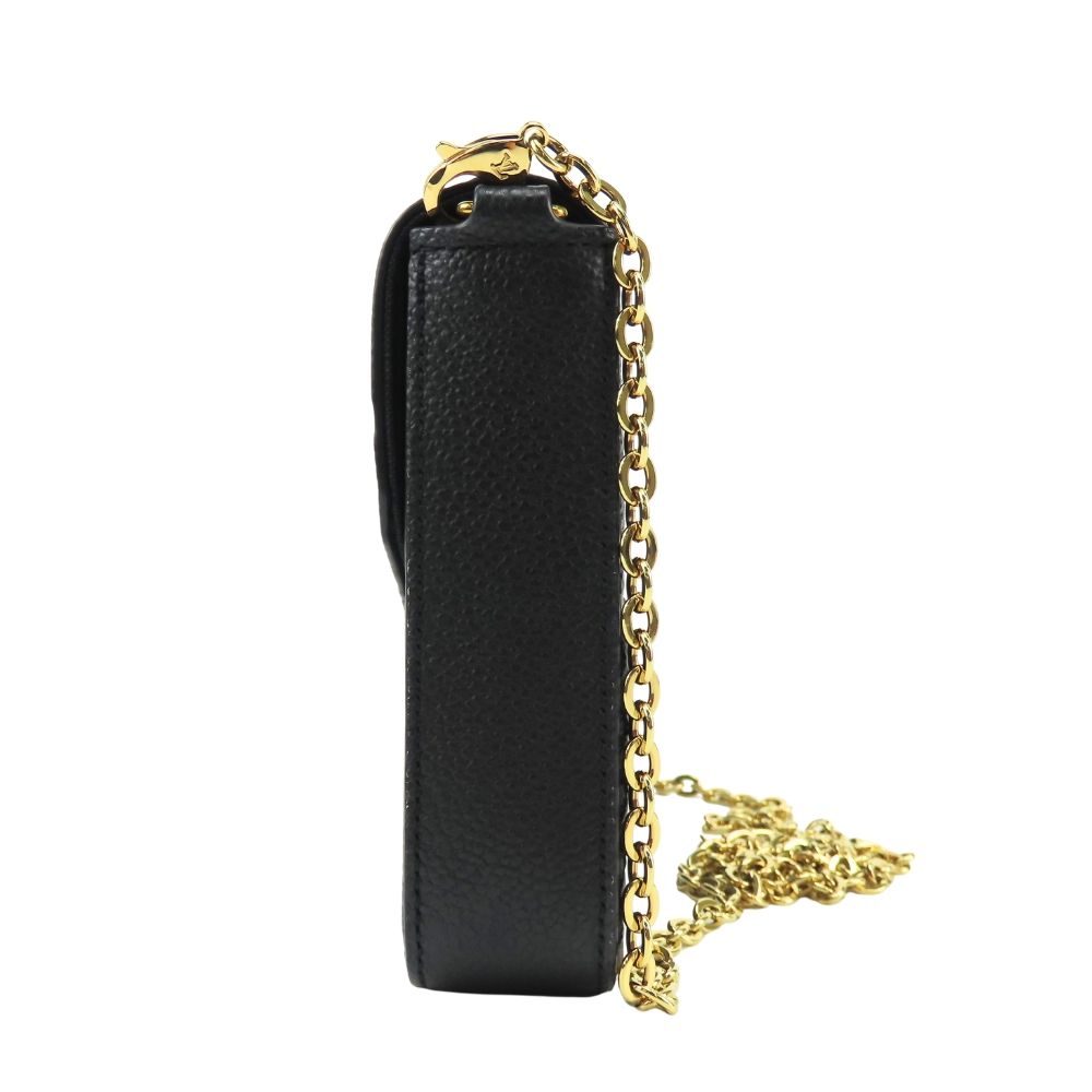 Louis Vuitton Shoulder Bag Pochette Felicity Monogram Empreinte Noir Gold — view 2