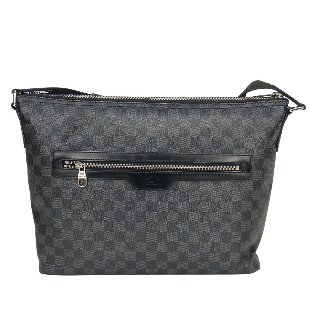 Louis Vuitton Shoulder Bag Mick MM Damier Graphite Black Dark Gray Crossbody — view 3