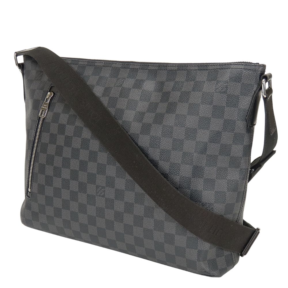 Louis Vuitton Shoulder Bag Mick MM Damier Graphite Black Dark Gray Crossbody — view 2