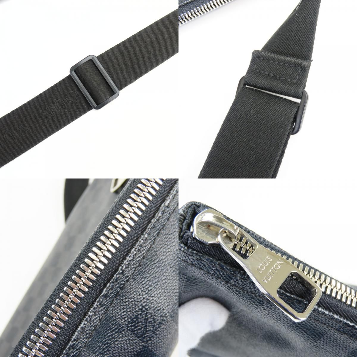 Louis Vuitton Shoulder Bag Mick MM Damier Graphite Black Dark Gray Crossbody — view 7