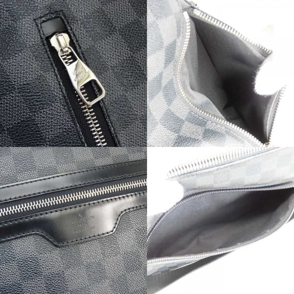 Louis Vuitton Shoulder Bag Mick MM Damier Graphite Black Dark Gray Crossbody — view 5