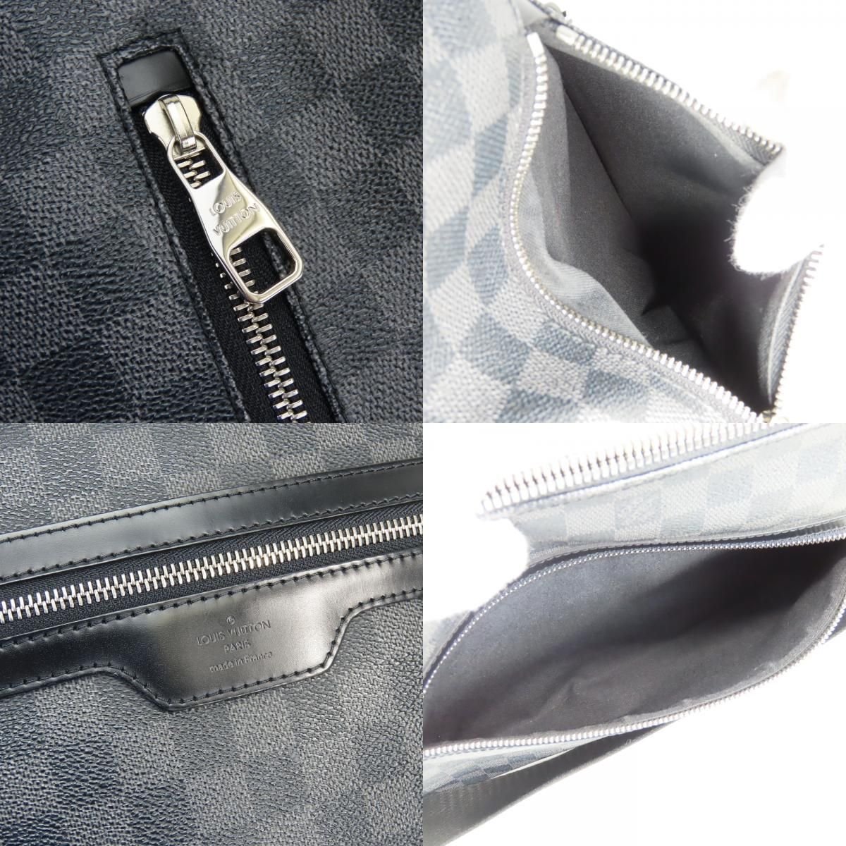 Louis Vuitton Shoulder Bag Mick MM Damier Graphite Black Dark Gray Crossbody — view 5