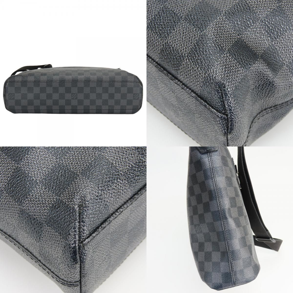 Louis Vuitton Shoulder Bag Mick MM Damier Graphite Black Dark Gray Crossbody — view 4