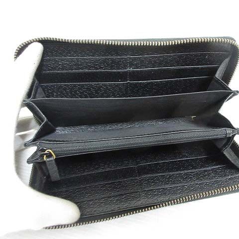 Gucci GG Marmont Wallet Leather Zip Around Black — view 4