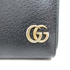 Gucci GG Marmont Wallet Leather Zip Around Black — view 7