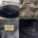 Loewe Justa Boston Bag Anagram Gold — view 8