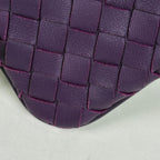 Bottega Veneta Intrecciato Coin Case Leather Purple — view 4