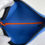 Hermes Neobain Kanoe PM Polyamide Makeup Pouch Blue — view 8