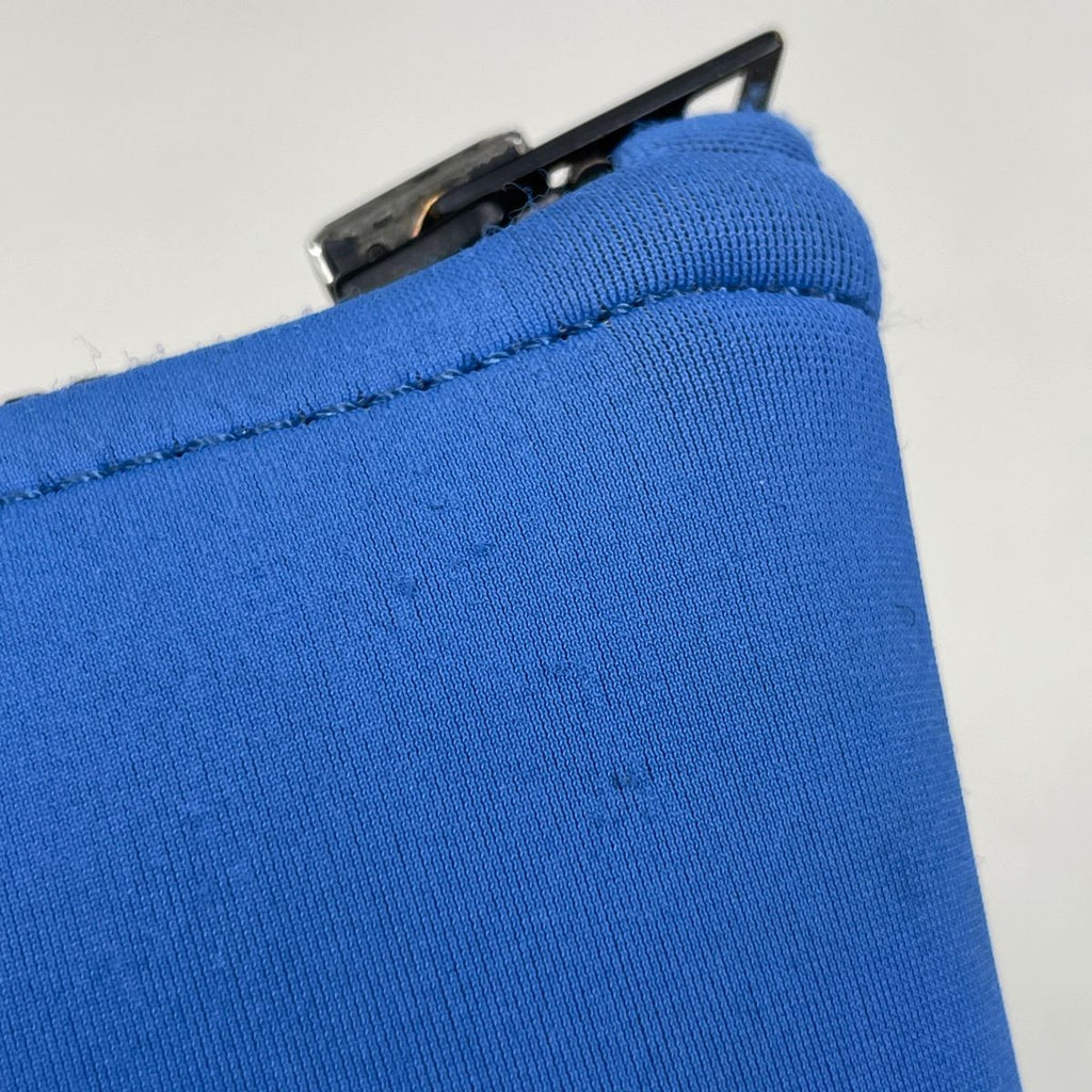 Hermes Neobain Kanoe PM Polyamide Makeup Pouch Blue — view 4