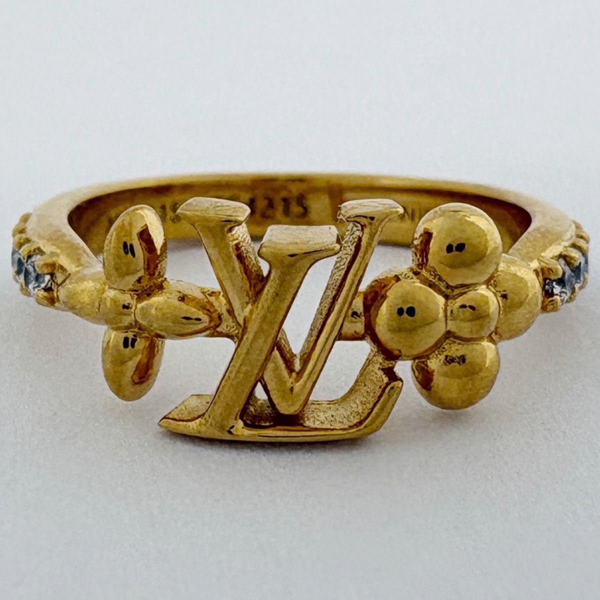 Louis Vuitton Ring LV Iconic Rhinestone Gold — view 2
